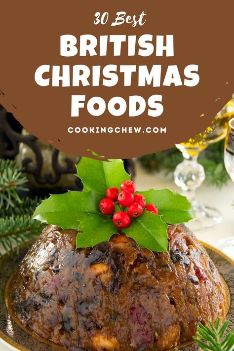 British Christmas Baking, British Christmas Side Dishes, Victorian Christmas Dinner Recipes, Victorian Christmas Food, Traditional British Christmas Dinner, English Christmas Recipes, English Christmas Cookies, International Christmas Recipes, Traditional English Christmas Desserts