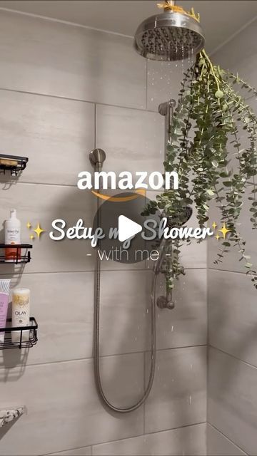 Shower Organization Ideas Aesthetic, Shower Set Up, Shower Organization Aesthetic, Shower Caddy Ideas, Shower Organization Ideas, Couples Bathroom, Bathroom Setup, Aesthetic Shower, Shower Aesthetic