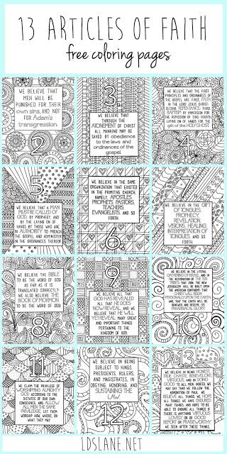 These are amazing! LDS Article of Faith Coloring Sheets Faith Coloring Pages, 13 Articles Of Faith, Primary Talks, General Conference Activities, Lds Coloring Pages, Activity Days Ideas, Activity Day Ideas, Primary Activity, Sunday Activities