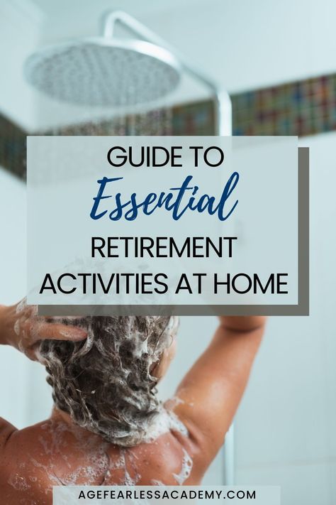 What if the key to maintaining retirement independence and quality of life lies in routine tasks you do every day? There are certain daily activities that most of us take for granted yet they allow us to live a full, independent life at home. From getting dressed to bathing and stair climbing, uncover the secret of ADLs and why they matter more than you realize. Click the pin to see why these simple tasks are pivotal for retirement well-being and independence! #retirementlifestyle Aging In Place Bathroom, Independent Life, Senior Living Facilities, Sixty And Me, Retirement Strategies, Retirement Lifestyle, Retirement Life, Retirement Advice, Walk In Showers