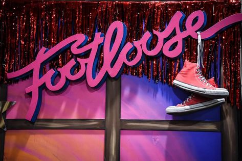 Footloose Decorations Ideas, Footloose Musical Set Design, Footloose Prom Theme, Footloose Themed Party, Footloose Set Design, Footloose Party Ideas, Footloose Aesthetic, Footloose Poster, Footloose Prom