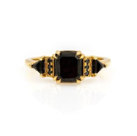 Vintage Black Onyx Ring-14k Solid Gold Onyx Ring-Black Onyx Engagement Ring-Onyx Silver Ring-14k Gold Wedding Ring-Christmas Gift For Her Personalization: Possible Occasion: Engagement Looking for a unique and timeless gift? Check out our selection of black onyx rings! These stunning pieces are made from beautiful black stone and sterling silver, and can be customized to fit your specific needs. Whether you're shopping for a special anniversary, birthday, or just to show your love, our collectio Black Jewelry Rings, Audry Rose, 14k Gold Wedding Ring, Black Onyx Engagement Ring, Onyx Engagement Ring, The Bling Ring, Black Diamond Ring, Black Onyx Ring, Jewelry Ring Box