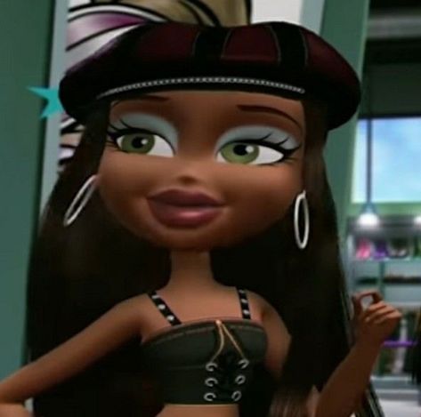 bratz icons beauty fashion sasha Bratz Movie 2007, Aesthetic Bunny, Outfit Inspo Y2k, Bratz Movie, Black Bratz Doll, Bratz Doll Outfits, Bratz Girls, Bratz Inspired Outfits, 2000s Clothes