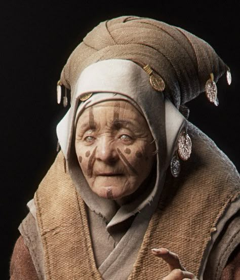 Old wise woman, Remy Dupont on ArtStation at https://www.artstation.com/artwork/5EmL1 Wise Woman, Wise Women, Fantasy Paintings, Face Photography, Old Woman, Pose Reference Photo, Ancient Civilizations, Fantasy Clothing, Fantasy Fashion