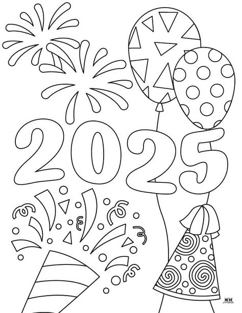 Help keep the kids entertained on New Year's Eve or New Year's Day with these New Year coloring pages. All pages can be printed from home. 100% FREE! December Coloring Sheets For Kids, New Years Art For Preschoolers, New Years Day Crafts For Kids Free Printable, New Years Color Pages, New Years Worksheets Preschool, New Year’s Day Crafts For Kids, New Years Day Crafts For Kids, New Years Eve Crafts For Preschoolers, New Years Lesson Plans For Toddlers