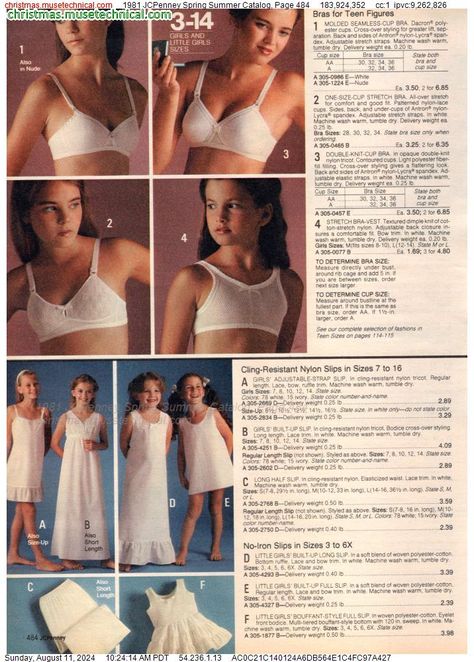 1981 JCPenney Spring Summer Catalog, Page 484 - Catalogs & Wishbooks Lingerie Catalog, Bodice, Spring Summer, Lingerie, Bra, Lace