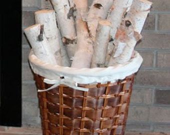 Bundle of White Birch Logs Birch Wood Crafts, Log Decor, Birch Tree Decor, Birch Craft, Birch Logs, Fireplace Logs, Birch Branches, Faux Fireplace, Wood Logs