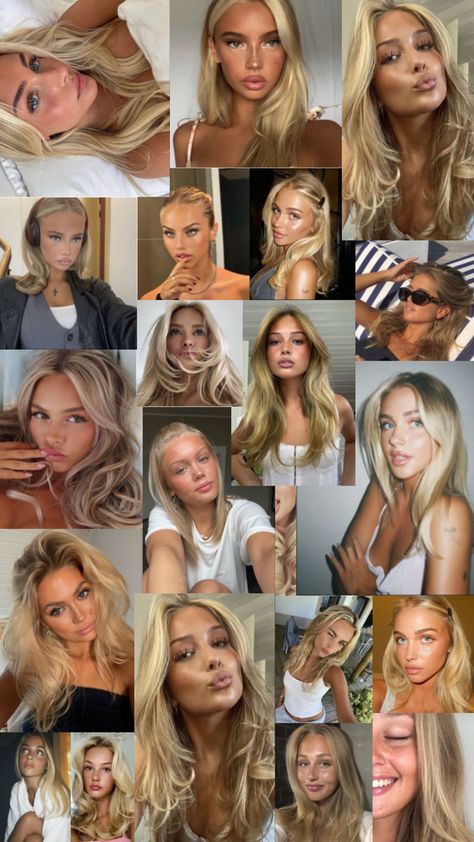 Scandinavian Hair, Girls With Blonde Hair, Makeup Routine Guide, Scandi Girl, Summer Blonde Hair, Summer Blonde, Blonde Hair Girl, Sleek Bun, Cute Haircuts