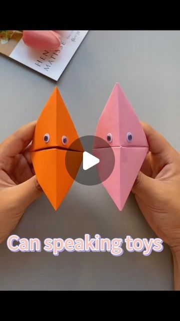 Fun Art And Craft Activities For Kids, Origami For Toddlers, Diy Kids Crafts Easy Simple, Simple Craft For Kids, Paper Animals Ideas, Easy Activity For Kids, Paper Toys Template Free Printable Diy Crafts, Oragami Ideas Cute Easy For Kids, Paper Crafts Diy Kids Simple Easy