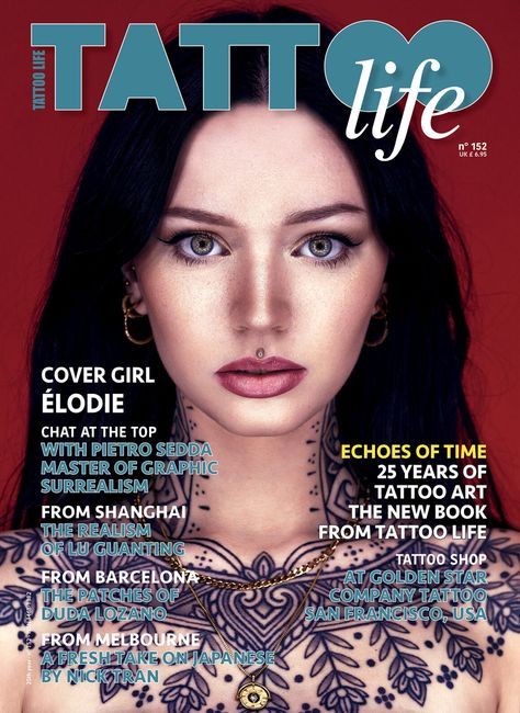 Tattoo Life January/February 2025 - Tattoo Life February 2025, Cover Girl, Tattoo Life, Life Tattoos, Body Suit, Tattoos