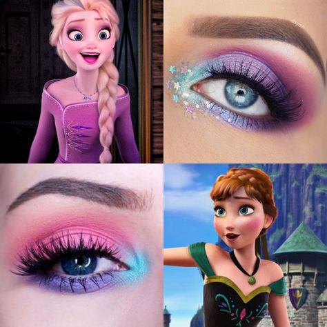 Anna Frozen Makeup, Elsa Makeup, Frozen Makeup, Frozen Characters, Most Beautiful Photos, Anna Frozen, Makeup Stuff, Elsa Anna, Elsa Frozen