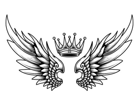 Angel Wings Tattoo Design, Chest Tattoo Wings, Wing Neck Tattoo, Flash Tattoo Sleeve, Wings Tattoo Design, Eagle Wing Tattoos, Alas Tattoo, Wing Tattoo Men, Wing Tattoo Designs