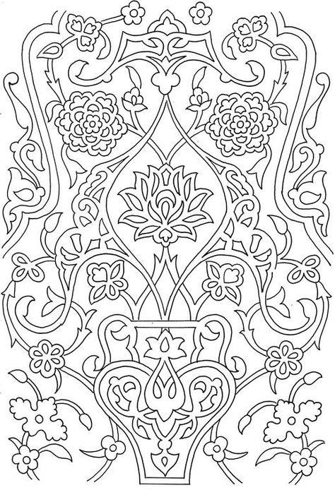 Abstract Coloring Pages, Persian Art Painting, Coloring Pages Inspirational, Medieval Tapestry, Pattern Coloring Pages, Free Adult Coloring Pages, Printable Adult Coloring Pages, Islamic Art Pattern, Coloring Pages To Print