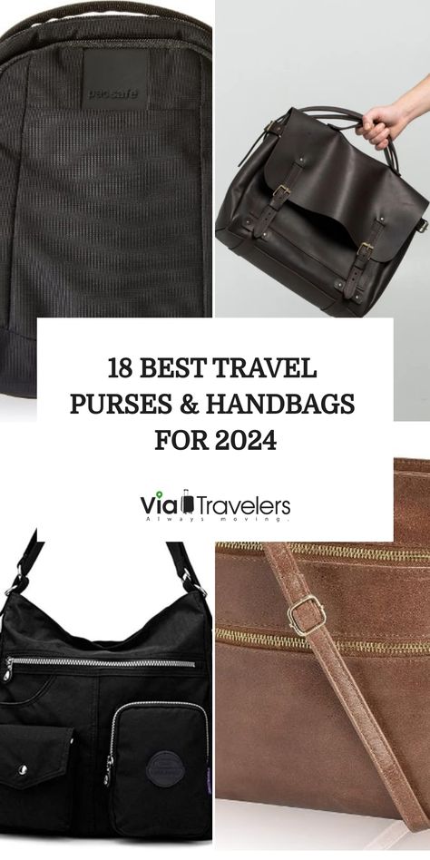 Your travel bag can make or break your experience. We’ve rounded up the best travel purses to maximize convenience, style, and comfort. Best Purse For Travel, Traveling Quotes, Travel Safety Tips, Tips For Flying, Travel Road Trip, Travel Crossbody, Best Purses, Stylish Purse, Road Trip Ideas