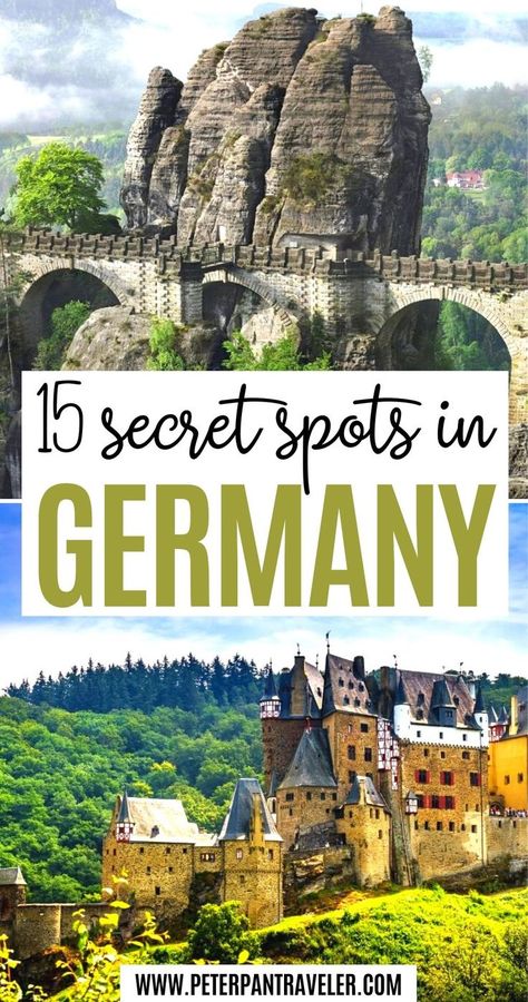 Secret Spots in Germany Things To See In Germany, Visiting Germany, Germany Travel Destinations, Europe Travel Places, Things To Do In Germany, Switzerland Vacation, Germany Travel Guide, Germany Vacation, Places In Germany