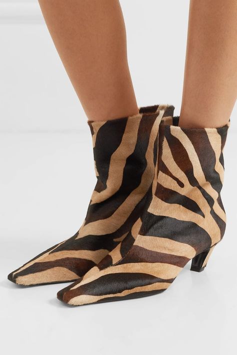 Zebra Print Boots, Khaite Boots, Boots Trending, Fall Boot Trend, Tiger Costume, Boots Outfits, Everyday Boots, Laura Lombardi, Special Style