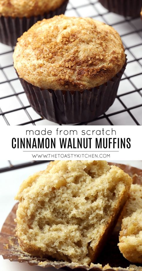 Applesauce Walnut Muffins, Cinnamon Walnut Muffins, Chocolate Walnut Muffins, Coffee Walnut Muffins, Walnut Baking Recipes, Recipes Using Walnuts Baking, Walnut Muffins Recipes, Walnut Dessert Recipes, Applesauce Pancakes