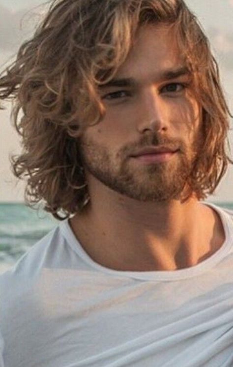 Dirty Blonde Men, Curly Blonde Hair Men, Cole Monahan, Spring Dragon, Funny Statues, Men's Curly Hairstyles, Surfer Hair, 얼굴 드로잉, Blonde Curly Hair