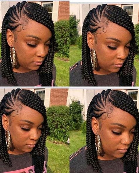 Debs Hair, Bun Men, Cutest Hairstyles, African Braids Hairstyles Pictures, Lemonade Braids Hairstyles, Braid Videos, Bob Braids Hairstyles, Braids Ponytail, Lemonade Braids