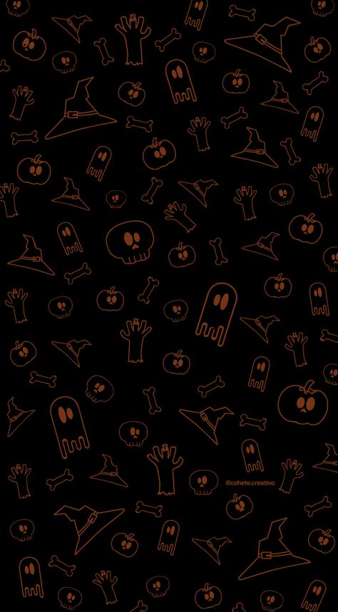 Dark Halloween Wallpaper Iphone, Dark Halloween Background, Subtle Halloween Wallpaper, Halloween Wallpaper Pattern, Halloween Backgrounds Aesthetic Dark, Black Astethic Wallpapers, Brown Halloween Wallpaper, Spooky Szn Wallpaper Aesthetic, Black Halloween Background