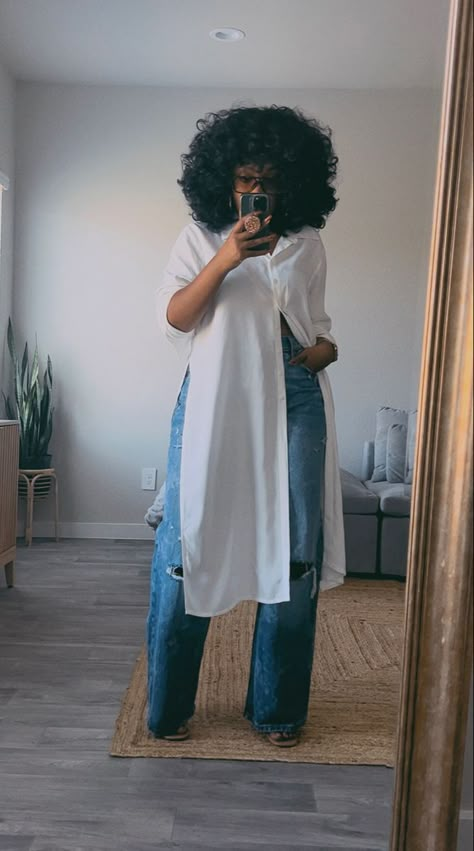 Plus Brunch Outfit Ideas, Casual Engagement Party Outfit Guest, Midsize Black Woman, Grown Woman Outfits Summer, Plus Size Brunch Outfit, Sunday Outfit Ideas, Casual Church Outfit, Brunch Outfit Black Woman, Casual Sunday Outfit