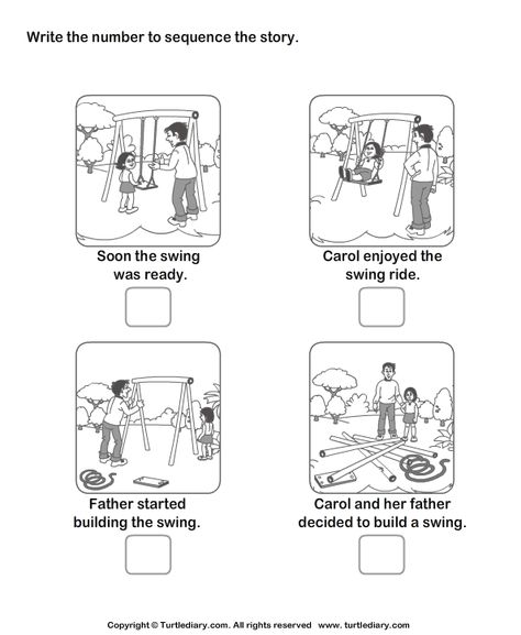 Story sequencing - TurtleDiary.com Sequencing Kindergarten, Picture Sequencing, Sequence Of Events Worksheets, Story With Pictures, Story Sequencing Worksheets, Picture Story For Kids, Story Worksheet, Sequence Writing, Wristband Template