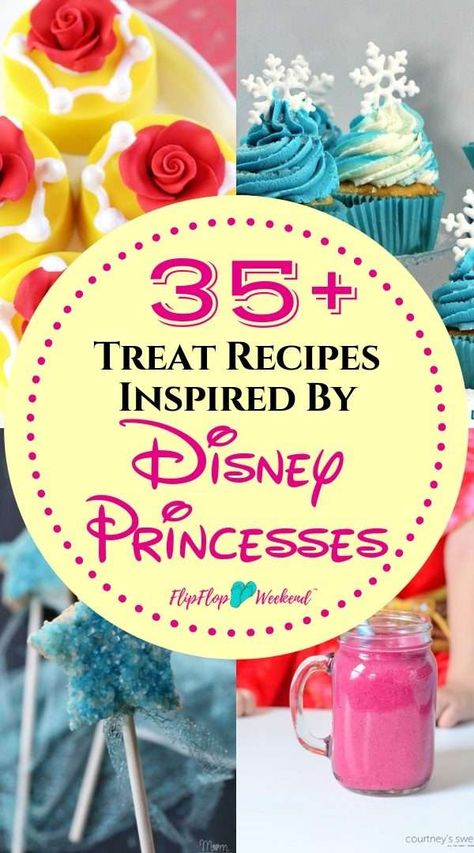 35+ DIY Disney Recipes Inspired By Your Favorite Disney Princesses Princess Desserts Ideas, Disney Princess Food Ideas Recipes, Disney Themed Food For Party, Disney Princess Themed Party Food, Disney Princess Charcuterie Board, Easy Disney Recipes, Disney Princess Snacks, Princess Party Snack Ideas, Princess Food Ideas For Kids