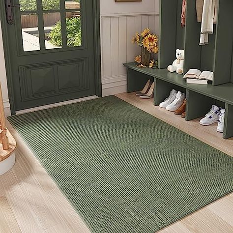 Amazon.com : Color G Large Door Mat, Non-Slip, Dirt Trapper Welcome Mat, 5ft Absorbent Doormat, Low-Profile, Washable-36 x59 Entry Rugs for Inside House 3x5, Green : Patio, Lawn & Garden Double Door Mat, Interior Door Mats, Inside Front Door, Inside Door Mat, Rugs For Entryway, Entrance Rugs, Front Door Mat Indoor, Front Door Rugs, Door Mat Entryway