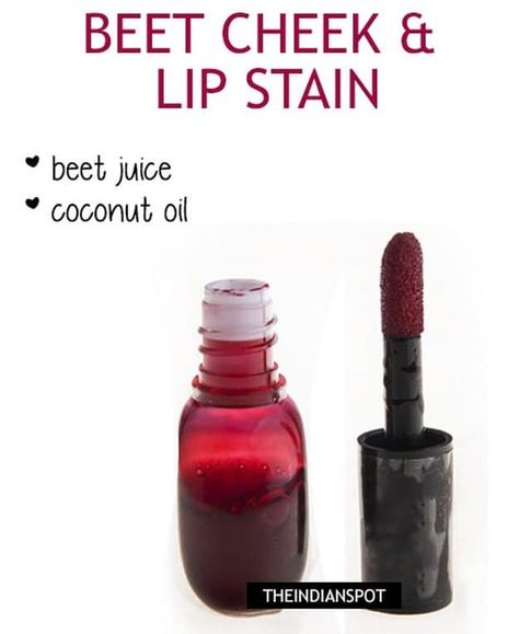 Beet and Coconut Oil | I found the perfect DIY lip stain recipe that is completely chemical free made with all natural ingredients found in your kitchen! Lip And Cheek Stain, Coffee Facial, Make Up Diy, Săpunuri Handmade, Diy Beauty Products, Cheek Stain, Homemade Lotion, Diy Kosmetik, Home Remedies For Hair