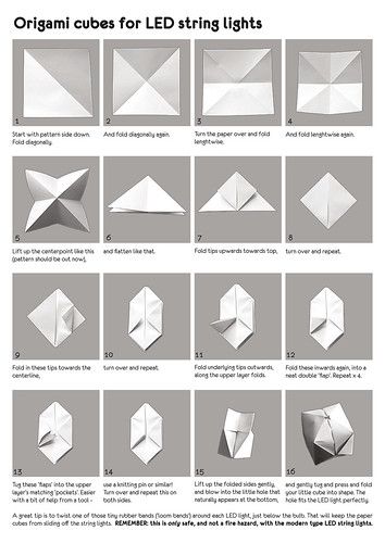 2015_origami_cube_tutorial | Tina Taul | Flickr Cube Origami, Origami Cube, Paper Cube, Diy Paper Flowers, Origami Patterns, Folding Origami, Architecture Model Making, Origami Instructions, Origami Tutorial