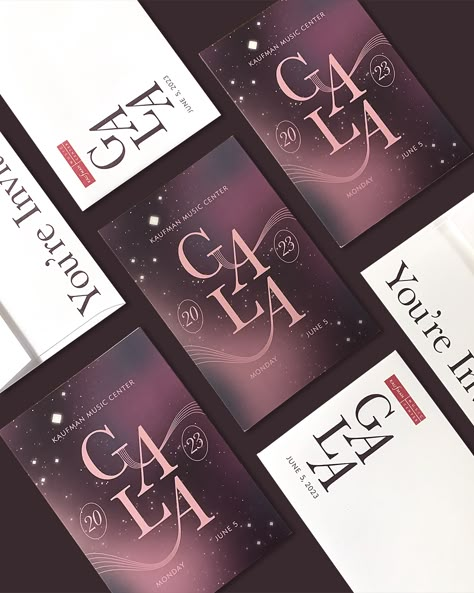 Gala Invitation Design Inspiration, Gala Save The Date Design, Modern Gala Invitation, Gala Program Design, Gala Logo Design, Ball Invitation Design, Gala Save The Date, Save The Date Event Design, Gala Graphic Design