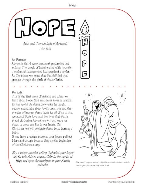 Sunday School Advent, Advent Hope, Season Of Advent, Hope Crafts, Advent Prayers, Christmas Sunday School, First Sunday Of Advent, Advent Crafts, Advent Devotionals