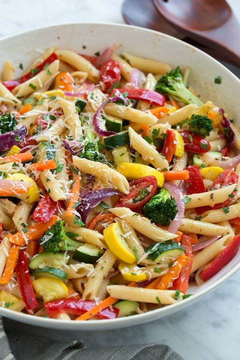 Fast Summer Dinner Recipes, Meals For Hot Days, Vegetarische Diners, Pasta Primavera Recipe, Best Vegetable Recipes, Dinner Board, Resep Pasta, Easy Delicious Dinners, Pasta Types