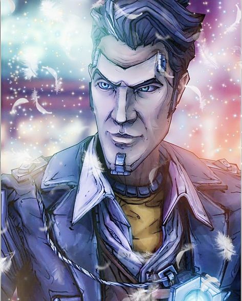 Rhys Borderlands, Handsome Jack Borderlands, Queer Platonic, Borderlands 1, Borderlands Series, Borderlands Art, Tales From The Borderlands, Handsome Jack, Borderlands 3