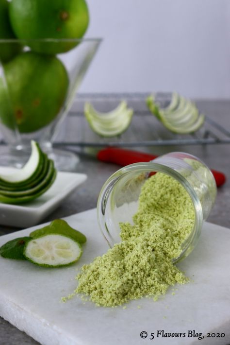 Homemade Lime Juice, Canning Lime Juice, Lime Salt Recipe, Canning Limes, Lime Peel Uses, Fruit Powder Recipes, Fresh Lime Recipes, Dehydrated Limes, Vegetable Powders