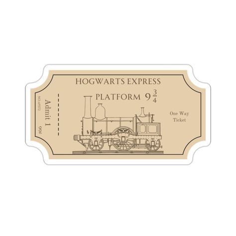 Excited to share the latest addition to my #etsy shop: Hogwarts Express Sticker | Train Ticket Sticker | Harry Potter Sticker | Wizard Sticker | Bookish Sticker https://etsy.me/3oPQxAH #hogwartsexpress #hogwartssticker #harrypotter #wizardsticker #trainticketsticker #h Tickets Stickers, Hogwarts Stickers, Harry Potter Aesthetic Stickers, Ticket Sticker, Harry Potter Stickers Printable Free, Harry Potter Stickers Printable, Harry Potter Sticker Printable, Hogwarts Stickers Printable, Harry Potter Sticker