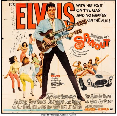 World's Largest Collectibles Auctioneer Elvis Sings, Elvis Presley Movies, Old Movie Posters, Nancy Sinatra, Old Movie, Elvis Movies, I Love Cinema, Theatre Poster, Rock N’roll