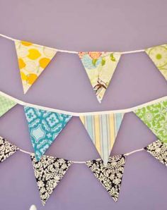 Diy Flag Banner, Fabric Garland Diy, Diy Fabric Banner, Fabric Banner Diy, Diy Pennant Banner, Fabric Pennant Banner, Banner Craft, Diy Party Banner, Pendant Banner