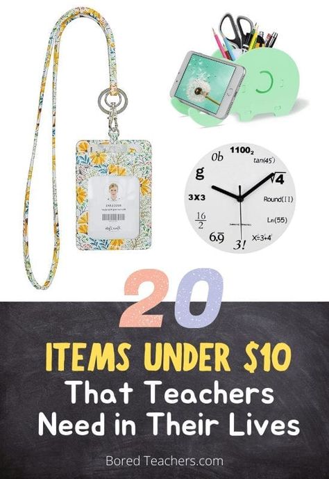 20 Amazon Products Under $10 Teachers Need in Their Lives Right Now Teacher Aide Must Haves, Must Have Teacher Items, Elementary Teacher Must Haves, Teacher Must Haves Amazon, Teacher Must Haves Elementary, Kindergarten Teacher Must Haves, Teacher Gadgets, Amazon Classroom Must Haves, New Teacher Must Haves