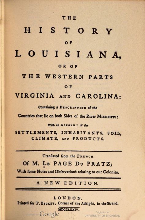 The history of Louisiana, or of the western parts of Virginia and Carolina: containing a description of the countries that lie on both sides of the river Mississippi: ... Louisiana History, Old And New Testament, New Testament, Both Sides, The River, Mississippi, Louisiana, The History, Virginia