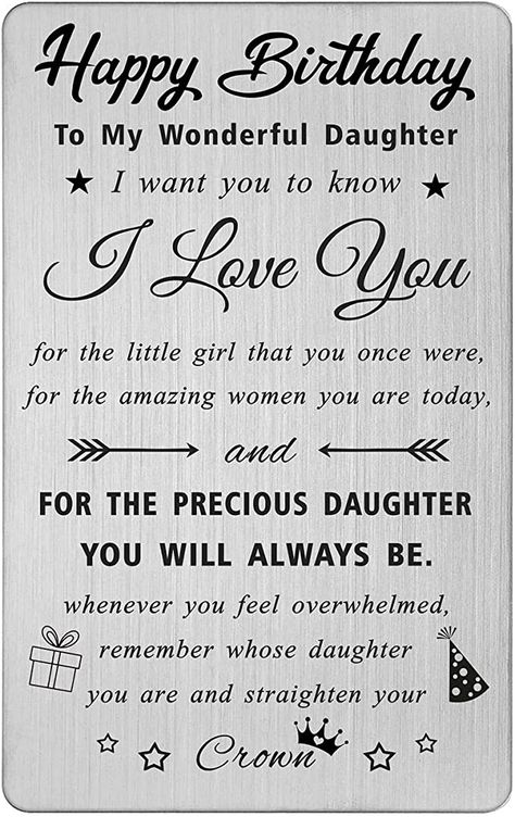 Message For Daughter, Happy Birthday Mom From Daughter, Love You Daughter Quotes, Happy Birthday Quotes For Daughter, Birthday Message For Daughter, Birthday Greetings For Daughter, Love My Daughter Quotes, My Daughter Quotes, 21st Birthday Quotes