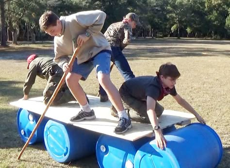 Exampling great teamwork during the "Lizzy Gator" patrol challenge at a District Camporee! http://scoutpioneering.com/2014/11/17/pioneering-and-team-building/ Outdoor Team Building Games, Teamwork Games, Scout Games, Survivor Games, Camp Games, Church Games, Reunion Games, Team Building Games, Youth Games