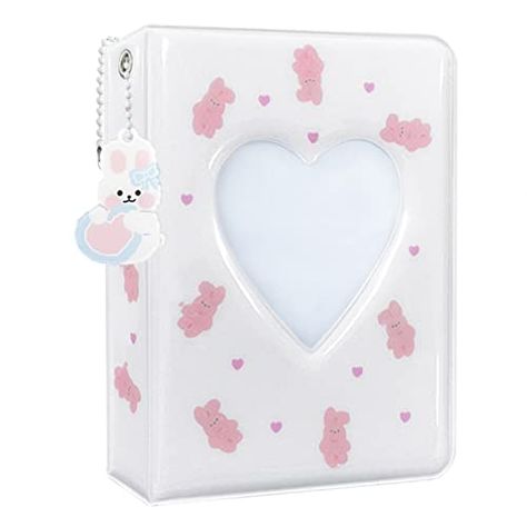 KeCool Photocard Binder 3 Inch Kpop Photocard Holder, Cute Mini Photo Album Kpop Photocard Binder Portable Kpop Binder Photocard Album with Lovely Pendant for Photocard Collection, 40 Pockets (White) Kpop Photocard Binder, Kpop Photocard Holder, Kpop Binder, Photocard Collection, Photocard Binder, Mini Photo Album, Album Kpop, Photocard Holder, Kpop Photocard