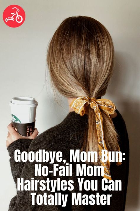 Easy and Cute Hairstyles for Moms #mombun Hairstyles For Moms, Easy Mom Hairstyles, Mom Bun, Cute Simple Hairstyles, Mom Hairstyles, Headband Hairstyles, Haiti, Hair Hacks, New Hair