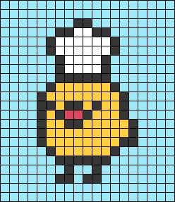 Alpha pattern #48706 | BraceletBook Minecraft Chicken Pixel Art, Pixel Art Easy Small Cute, Chicken Pixel Art, Y2k Pixel Art, Cute Small Pixel Art, Duck Pixel Art, Animal Pixel Art, Mini Pixel Art, Pixel Art Mini