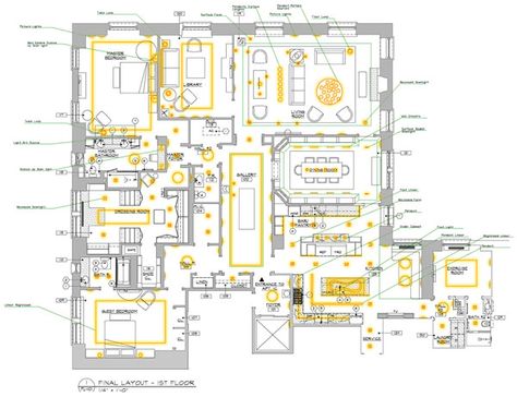 How to create the perfect lighting plan for your home Lighting Diagram, Architectural Lighting Design, Lighting Layout, Ceiling Plan, Home Lighting Design, Interior Design Sketches, Interior Design Guide, House Extension Design, Lighting Plan