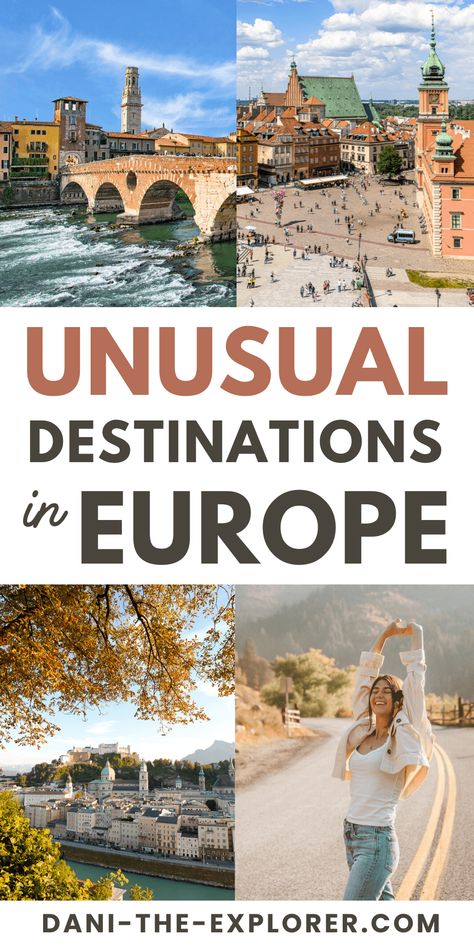 Looking for new destinations in Europe? Check out our guide on which cities to skip and the best alternatives to explore. — unique european destinations | unusual european destinations | unusual places to visit in europe | europe hidden gems | europe hidden destinations Unusual Travel Destinations, Vacation Places Europe, European Backpacking Trip, Top Places To Visit In Europe, European Vacation Itinerary, Best Places To Visit In Europe, Hidden Gems Europe, Europe Weekend Trips, City Trips Europe