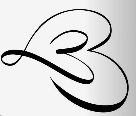 Double B Tattoo, Bb Tattoo Letter, Letter B Tattoo Ideas, B Tattoo Ideas, Letter B Tattoo, Hart Tattoo, Tattoo For Man, Olive Tattoo, Tattoo Kids