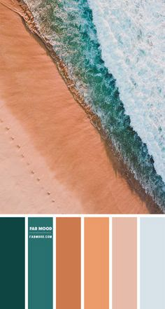 Baja Color Palette, Colors That Go Good Together, Sea Green Colour Palette, 9 Colors Palette, Sea Palette Color, Golden Hour Color Palette, Sea Green Color Palette, Sea Moodboard, Fab Mood