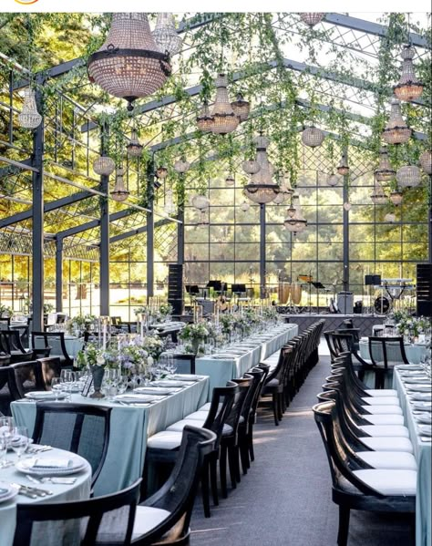 Greenhouse Venue, Event Venue Design, Glass House Wedding, Event Venue Spaces, Venue Design, Airbnb Wedding, Events Place, Wedding Venues Indoor, Pavilion Wedding